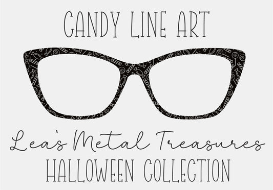 CANDY LINE ART Eyewear Frame Toppers COMES WITH MAGNETS