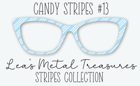 Candy Stripes #13 Eyewear Frame Toppers • DECEMBER 2025 TOPPER OF THE MONTH