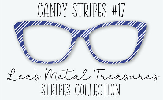 Candy Stripes #17 Eyewear Frame Toppers • DECEMBER 2025 TOPPER OF THE MONTH