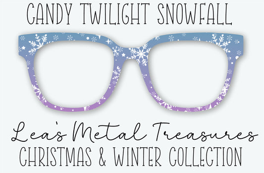 Candy Twilight Snowfall Eyewear Frame Toppers