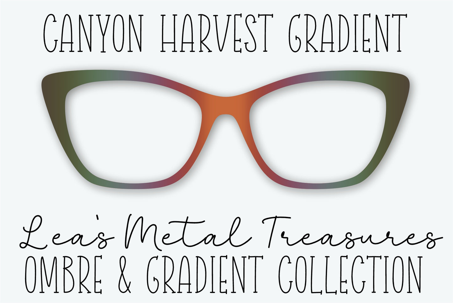Canyon Harvest Gradient Eyewear Frame Toppers