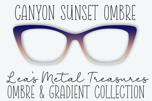 Canyon Sunset Ombre Eyewear Frame Toppers