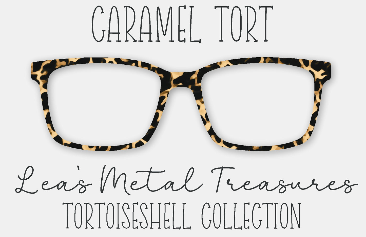 Caramel Tort Eyewear Frame Toppers
