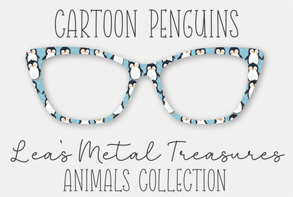 Cartoon Penguins Eyewear Frame Toppers COMES WITH MAGNETS