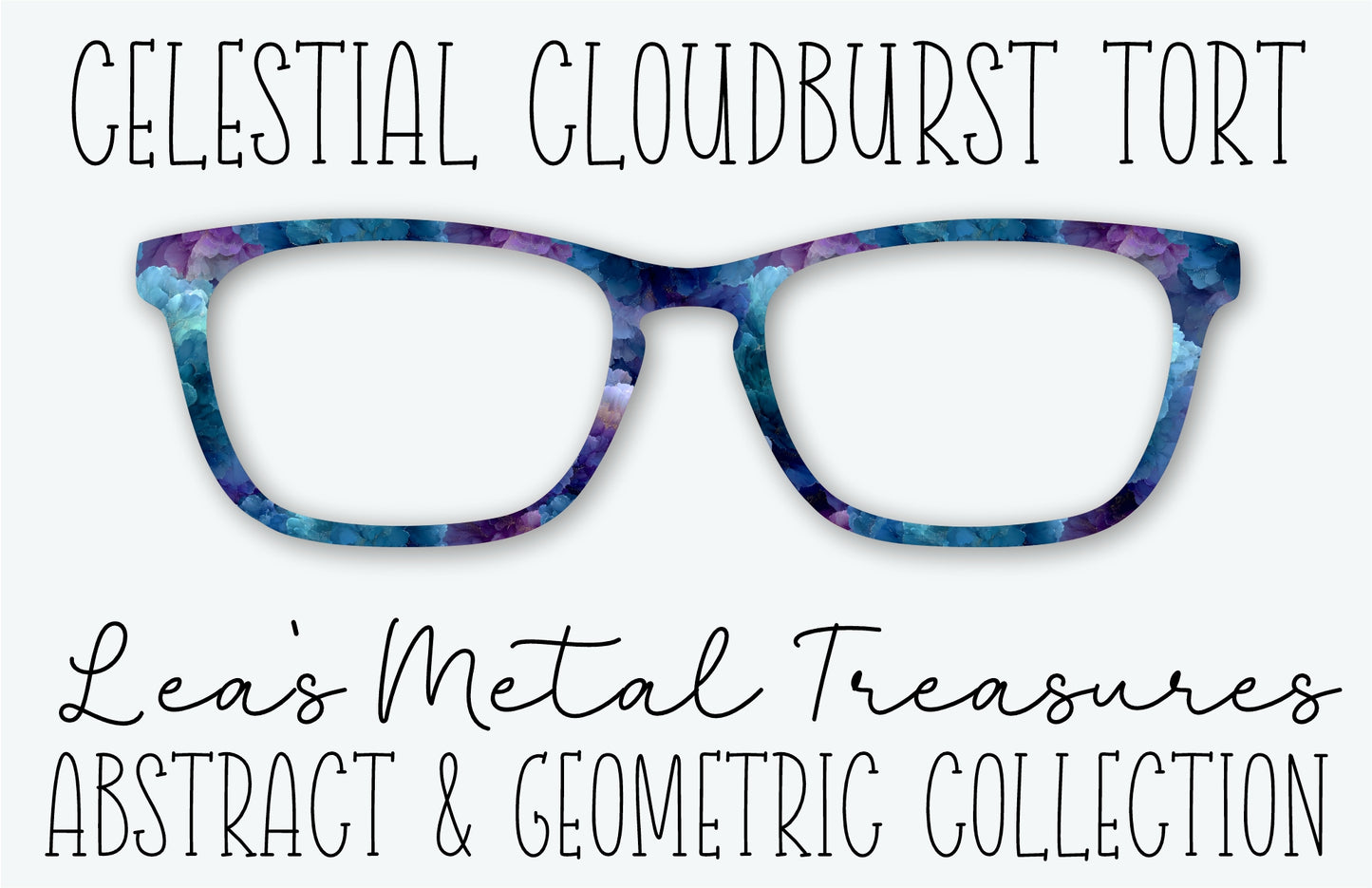 Celestial Cloudburst Tort Eyewear Frame Toppers