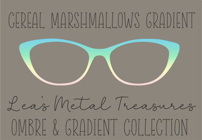 Cereal Marshmallows Gradient Eyewear Frame Toppers COMES WITH MAGNETS