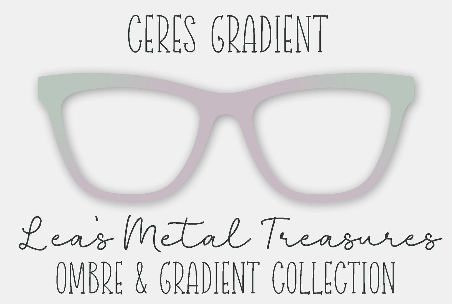 Ceres Gradient Eyewear Frame Toppers