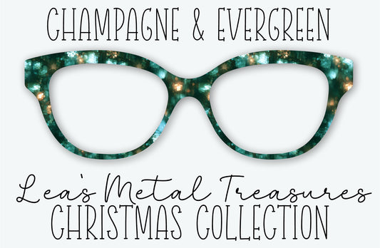 CHAMPAGNE & EVERGREEN Eyewear Frame Toppers • Subscription Box Semi Exclusive COMING DECEMBER 2026 • FROM NOVEMBER 2026 BOX