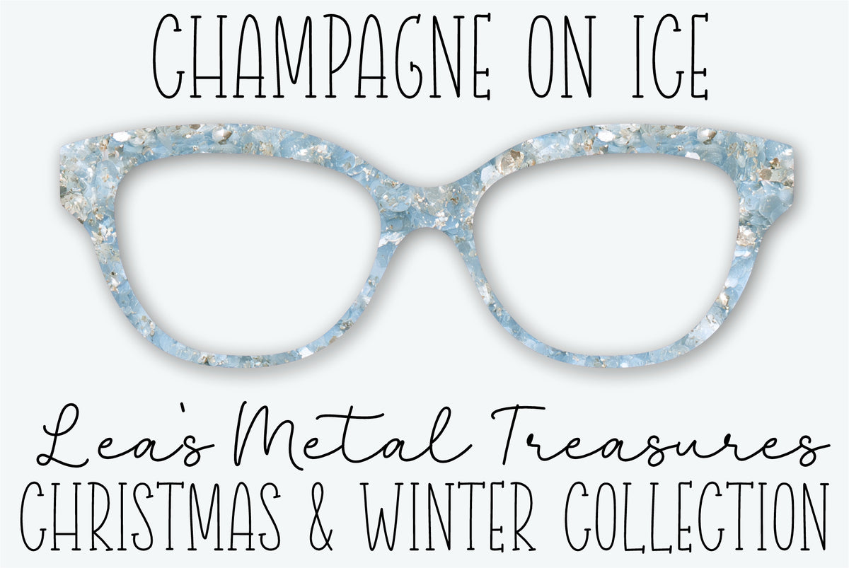 CHAMPAGNE ON ICE Eyewear Frame Toppers