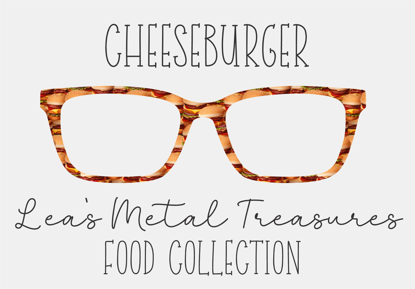CHEESEBURGER Eyewear Frame Toppers COMES WITH MAGNETS