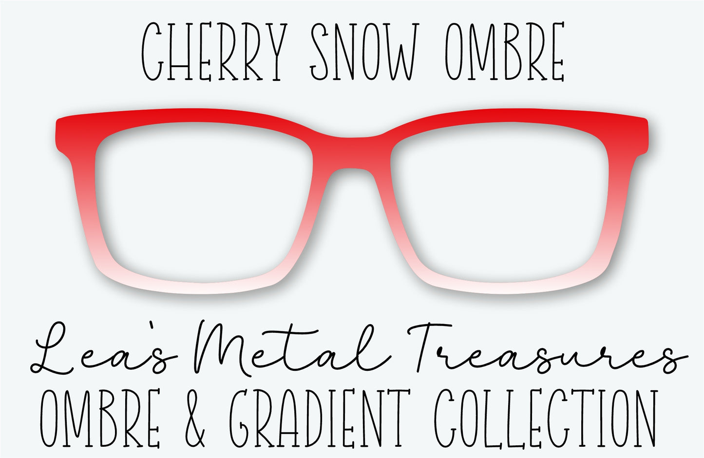 CHERRY SNOW OMBRE Eyewear Frame Toppers