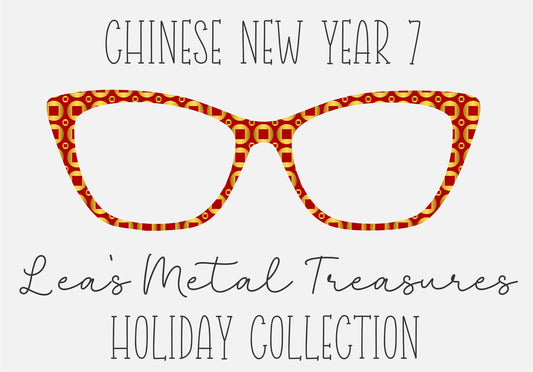 CHINESE NEW YEAR 7 Eyewear Frame Toppers COMES WITH MAGNETS