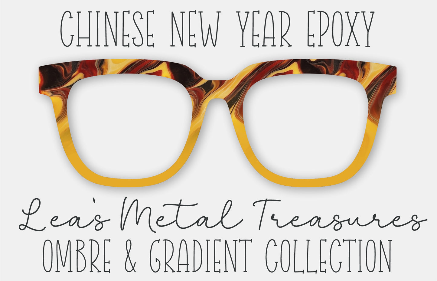 Chinese New Year Epoxy • Magnetic Eyeglasses Toppers