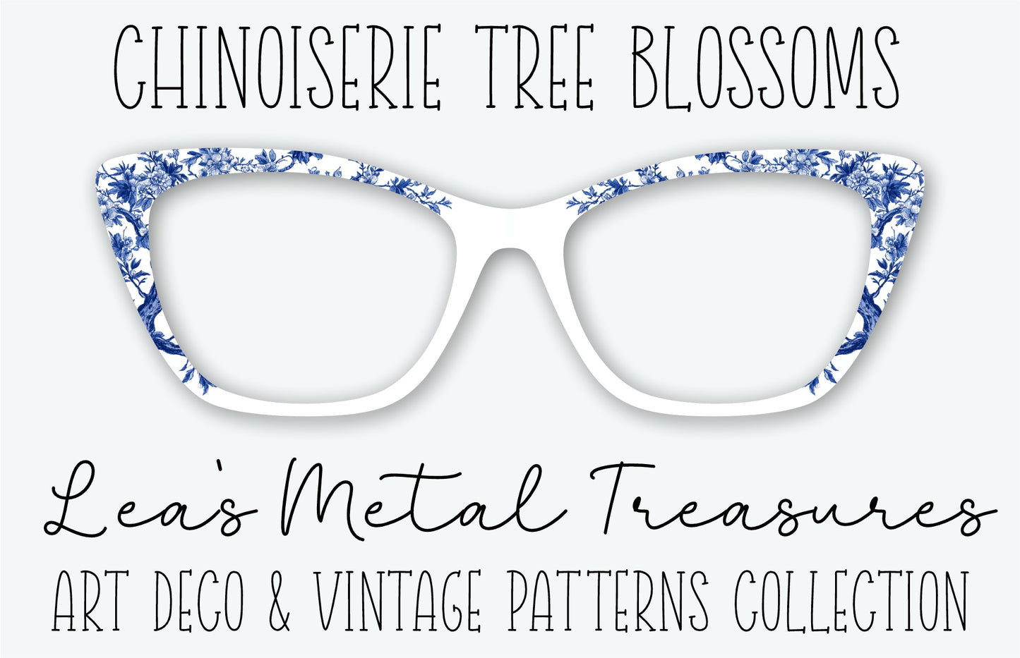 Chinoiserie Tree Blossoms Eyewear Frame Toppers