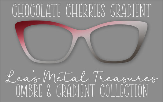 Chocolate Cherries Gradient Eyewear Frame Toppers