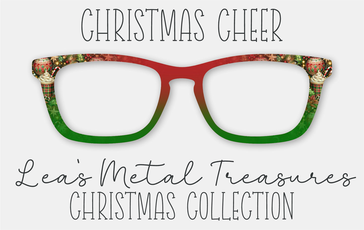 Christmas Cheer Eyewear Frame Toppers