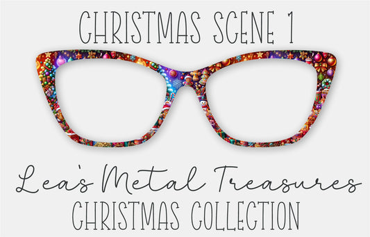 Christmas Scene 1 Eyewear Frame Toppers