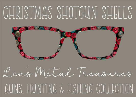Christmas Shotgun Shells Printed Magnetic Eyeglasses Topper
