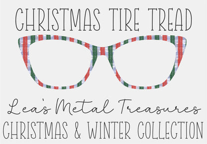 CHRISTMAS TIRE TREAD Eyewear Frame Toppers COMES WITH MAGNETS