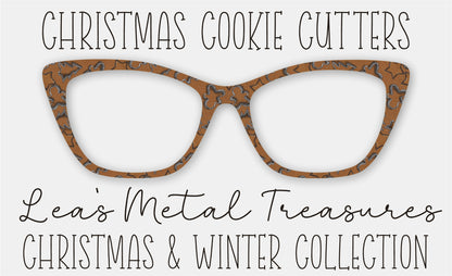 Christmas Cookie Cutters PATTERN Eyewear Frame Toppers