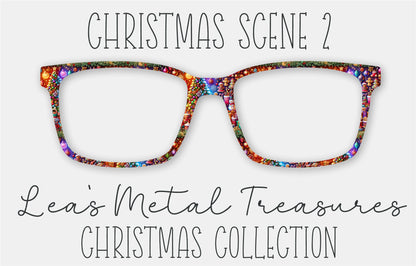 Christmas Scene 2 Eyewear Frame Toppers