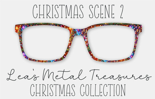 Christmas Scene 2 Eyewear Frame Toppers