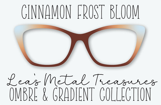 CINNAMON FROST BLOOM Eyewear Frame Toppers • NOVEMBER 2025 TOPPER OF THE MONTH