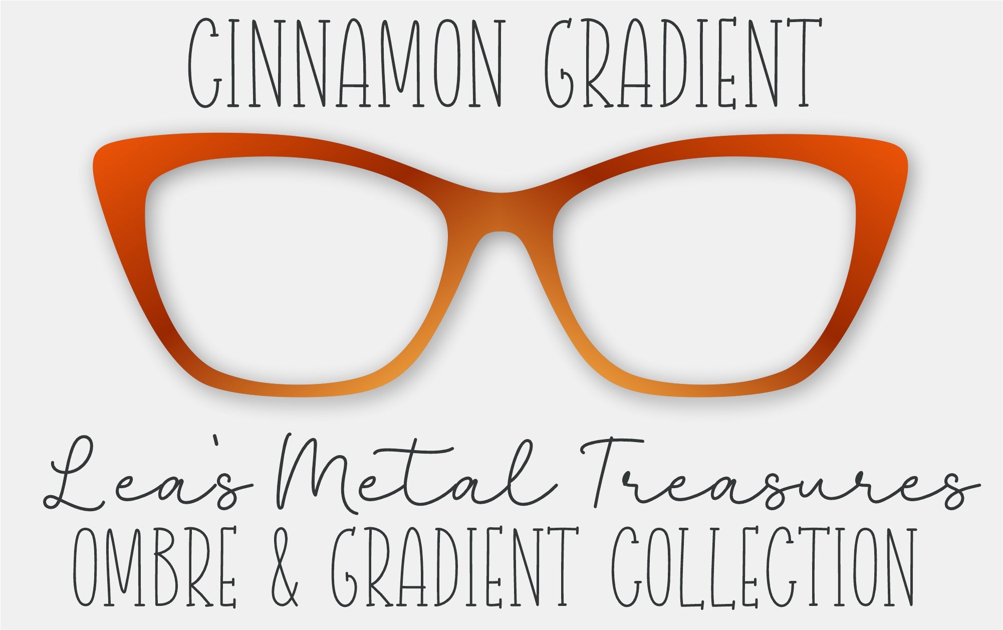 Cinnamon Gradient Eyewear Frame Toppers – Twinkle Twinkle Tees