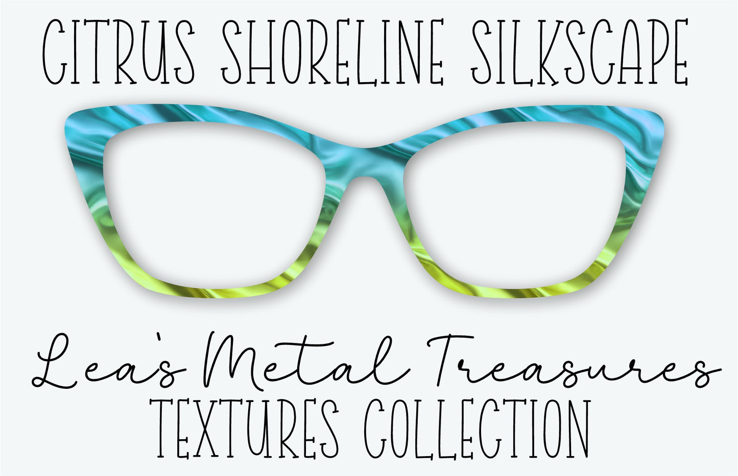 CITRUS SHORELINE SILKSCAPE Eyewear Frame Toppers