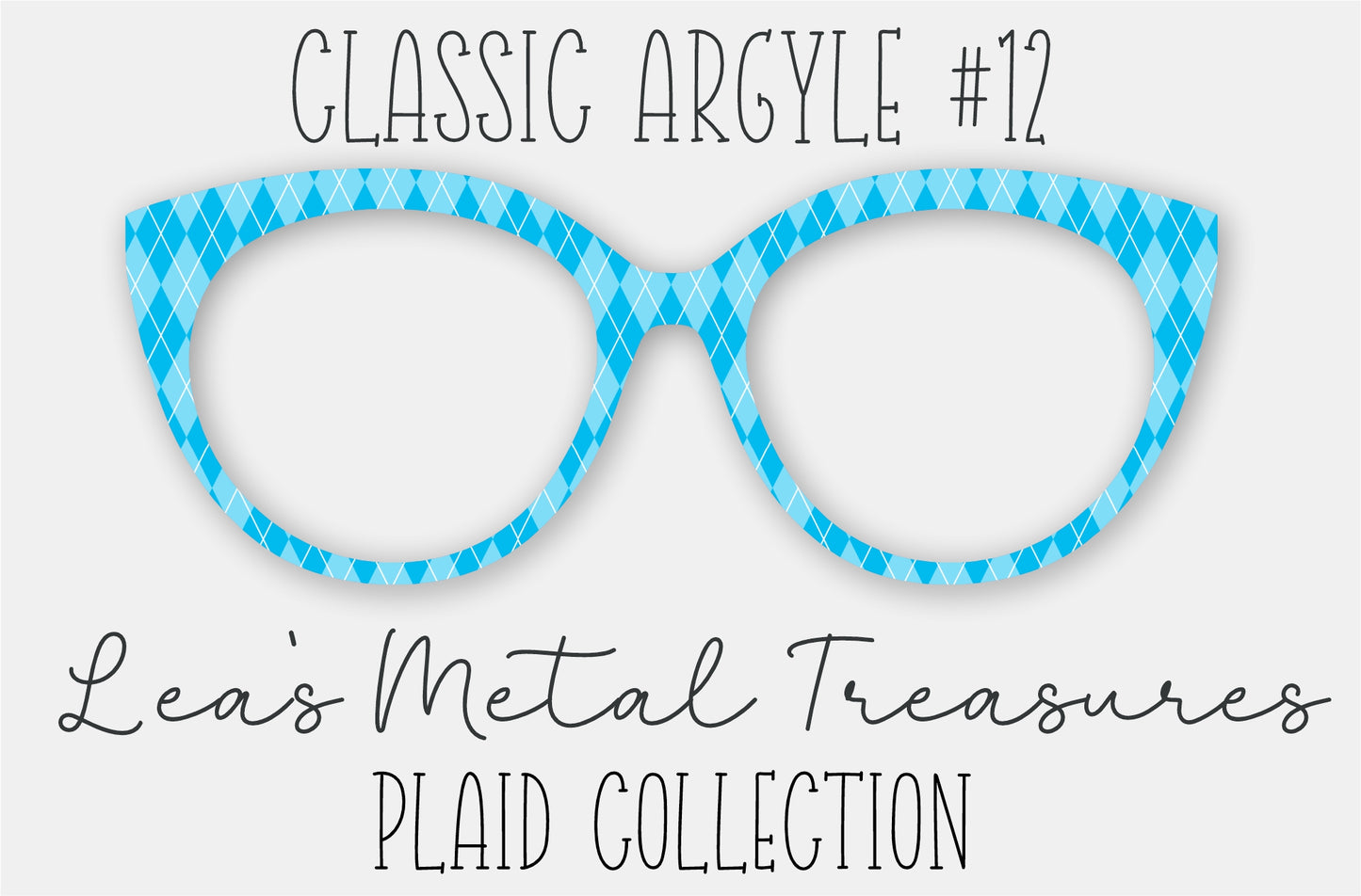 Classic Argyle #12 Eyewear Frame Toppers