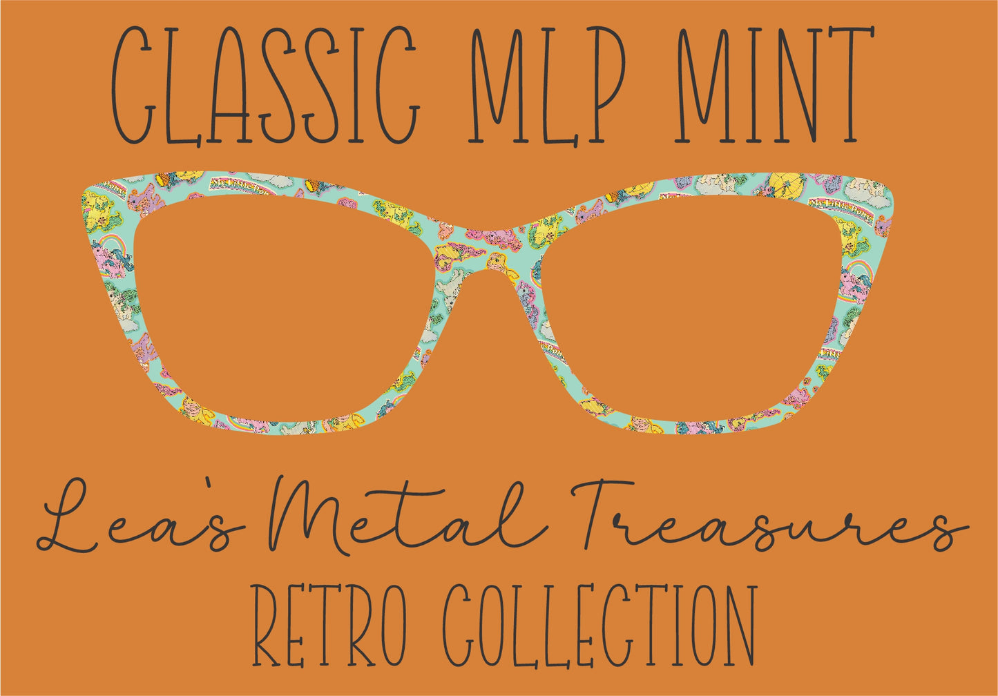 CLASSIC MLP MINT Eyewear Frame Toppers COMES WITH MAGNETS