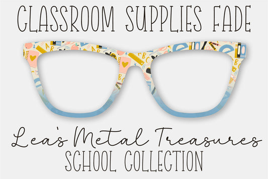 CLASSROOM SUPPLIES FADE Eyewear Frame Toppers