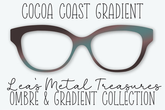 COCOA COAST GRADIENT Eyewear Frame Toppers - AUGUST 2026 TOPPER OF THE MONTH