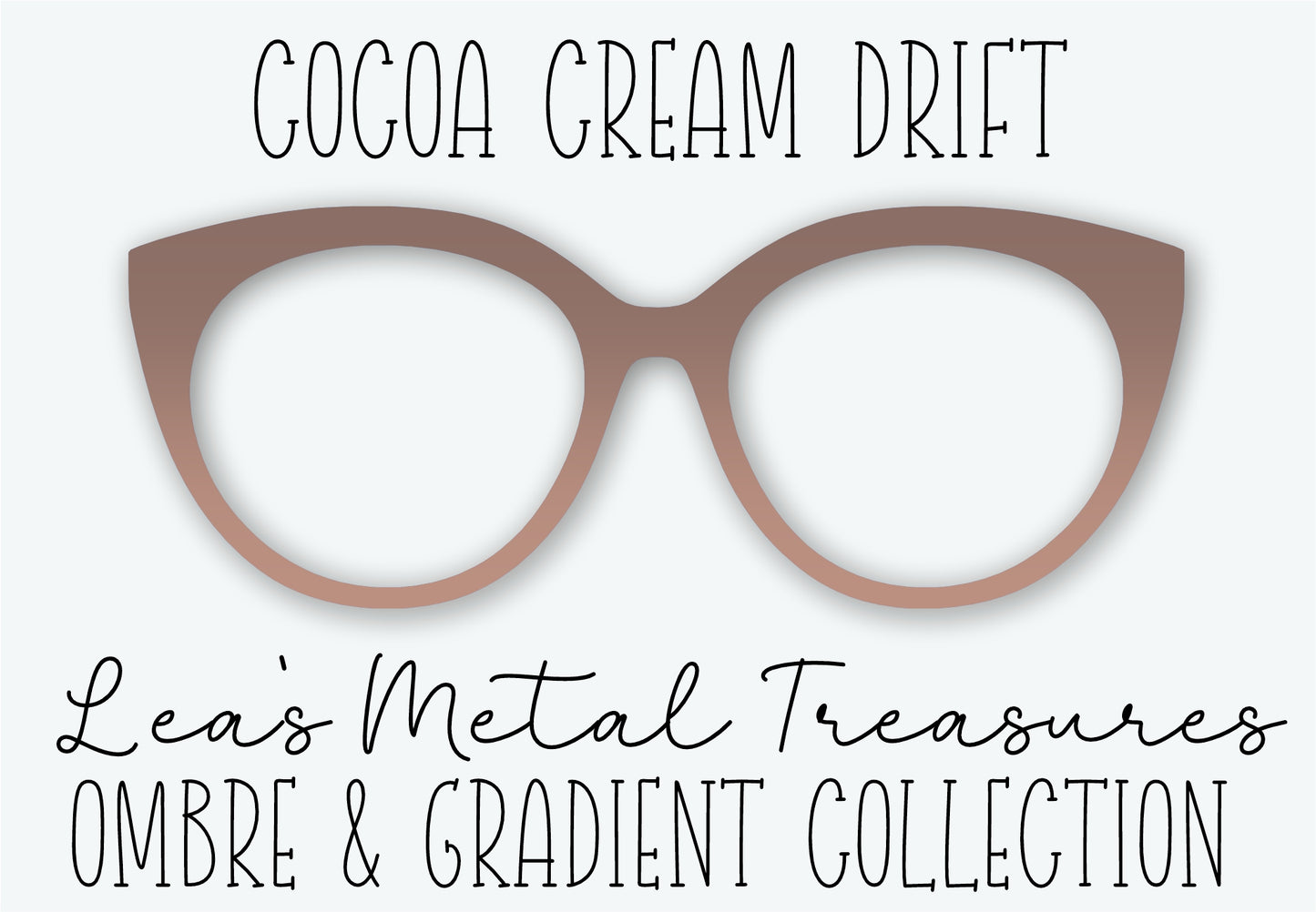 Cocoa Cream Drift Eyewear Frame Toppers
