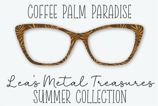 Coffee Palm Paradise Eyewear Frame Toppers