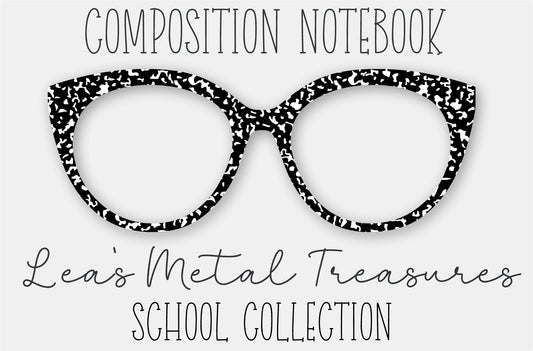 Composition Notebook Eyewear Frame Toppers