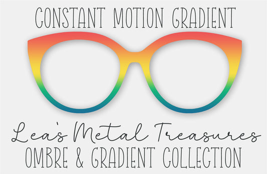 Constant Motion Gradient Eyewear Frame Toppers