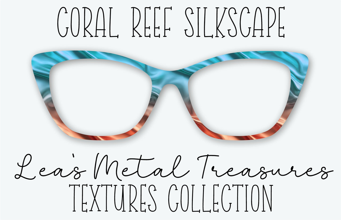 CORAL REEF SILKSCAPE Eyewear Frame Toppers