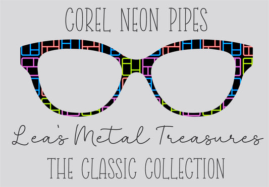 COREL NEON PIPES Eyewear Frame Toppers COMES WITH MAGNETS