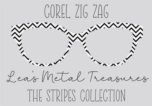 COREL ZIG ZAG Eyewear Frame Toppers COMES WITH MAGNETS