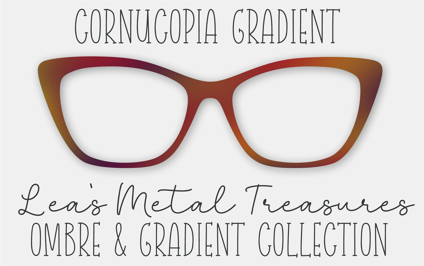 Cornucopia Gradient Eyewear Frame Toppers