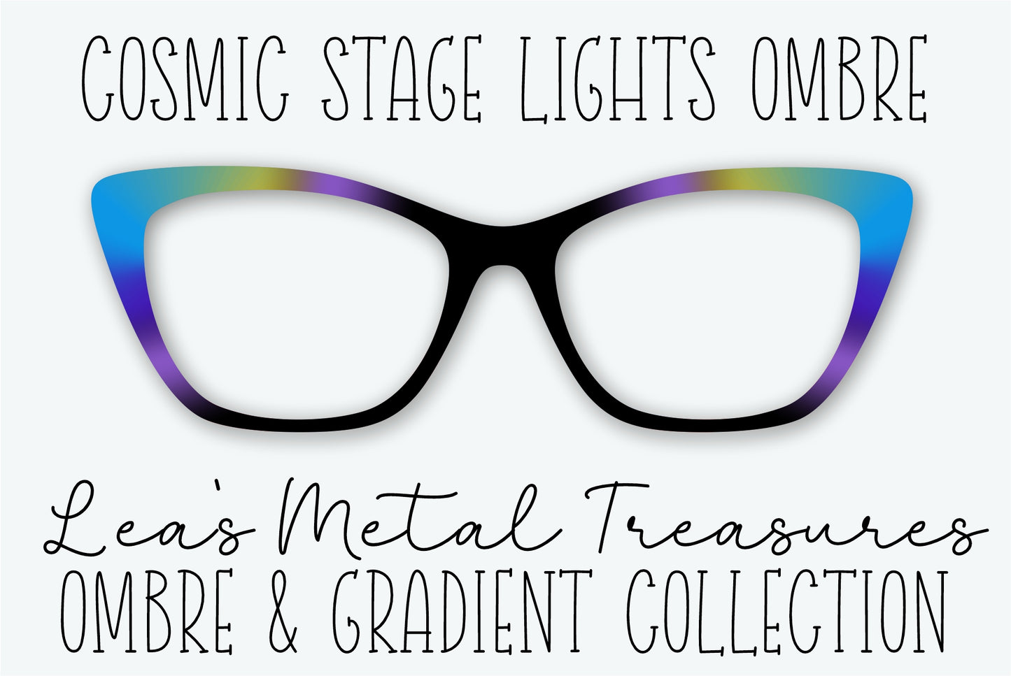 COSMIC STAGE LIGHTS OMBRE Eyewear Frame Toppers • Subscription Box Semi Exclusive COMING SEPTEMBER 2026