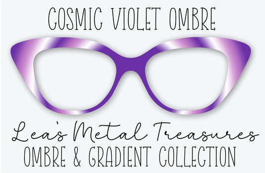 Cosmic Violet Ombre Eyewear Frame Toppers