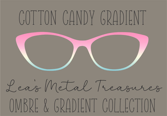 Cotton Candy Gradient Eyewear Frame Toppers COMES WITH MAGNETS