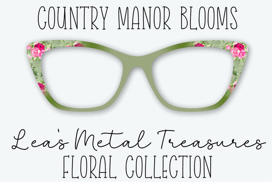 Country Manor Blooms Eyewear Frame Toppers