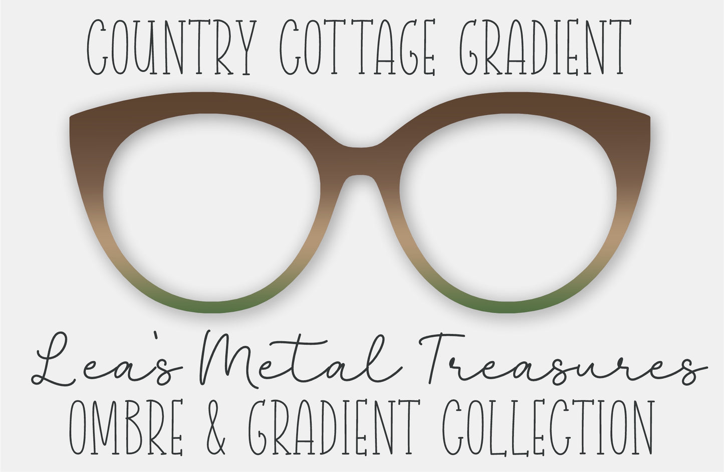 Country Cottage Gradient Eyewear Frame Toppers