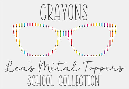 CRAYONS Eyewear Frame Toppers COMES WITH MAGNETS