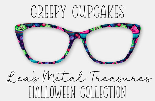 Creepy Cupcakes Eyewear Frame Toppers COMES WITH MAGNETS