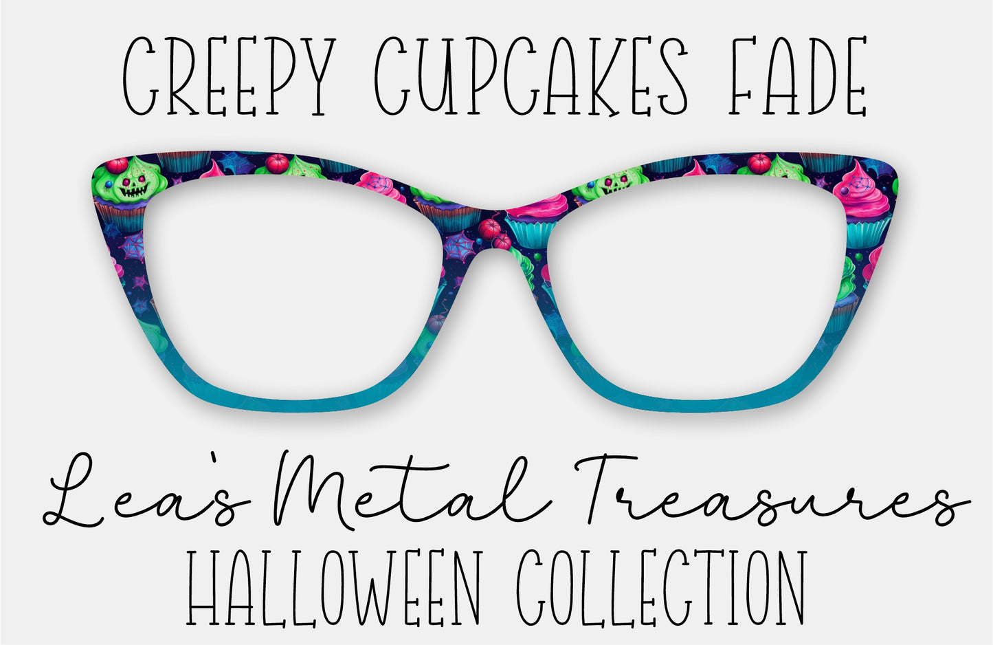 Creepy Cupcakes Fade Eyewear Frame Toppers COMES WITH MAGNETS