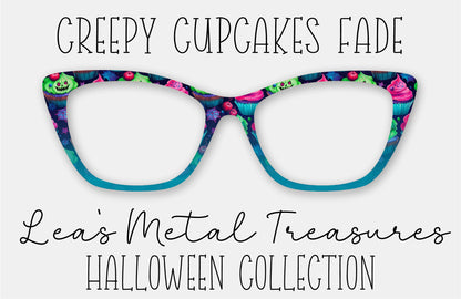 Creepy Cupcakes Fade Eyewear Frame Toppers COMES WITH MAGNETS